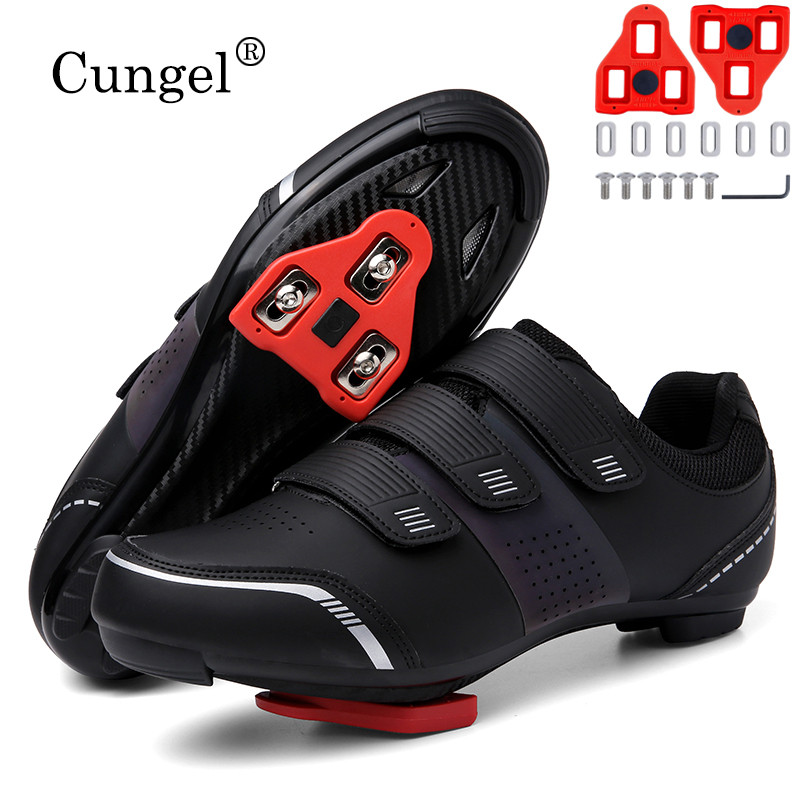 Jaunas vīriešu riteņbraukšanas apavu kedas ar Cleat Road Mountain Bike Racing Women Bicycle Spd Unisex Mtb apavi Sapatilha Tenis De Ciclismo