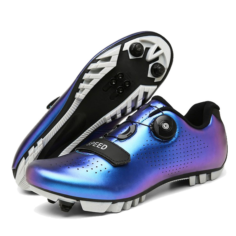 Vīriešu sieviešu riteņbraukšanas apavi mtb šosejas velosipēdistu kedas elpojošas sacīkšu velosipēdu apavi melni SPD skavas Ātruma apavi bezslēdzeņu apavi vīriešiem