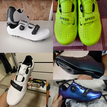 Мъжки велосипедни маратонки MTB обувки SPD Cleats Shoes Планински спортове Обувки за велосипеди по черен път Скоростни състезателни маратонки Дамски велосипедни обувки