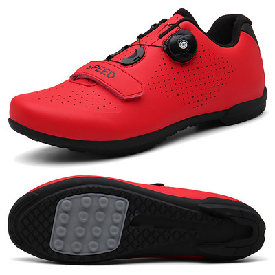 Vīriešu riteņbraukšanas kedas MTB apavi SPD skavas apavi kalnu sportam, zemes ceļu velosipēdistu apavi Ātruma sacīkšu kedas sievietēm velosipēdu apavi