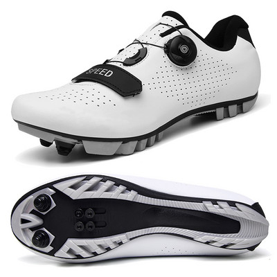 Vīriešu riteņbraukšanas kedas MTB apavi SPD skavas apavi kalnu sportam, zemes ceļu velosipēdistu apavi Ātruma sacīkšu kedas sievietēm velosipēdu apavi