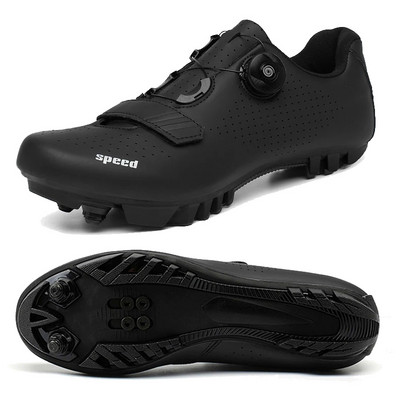 Vīriešu riteņbraukšanas kedas MTB apavi SPD skavas apavi kalnu sportam, zemes ceļu velosipēdistu apavi Ātruma sacīkšu kedas sievietēm velosipēdu apavi