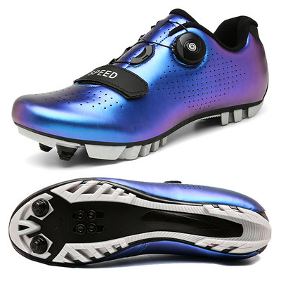 Vīriešu riteņbraukšanas kedas MTB apavi SPD skavas apavi kalnu sportam, zemes ceļu velosipēdistu apavi Ātruma sacīkšu kedas sievietēm velosipēdu apavi