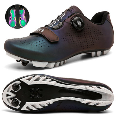 Vīriešu riteņbraukšanas kedas MTB apavi SPD skavas apavi kalnu sportam, zemes ceļu velosipēdistu apavi Ātruma sacīkšu kedas sievietēm velosipēdu apavi