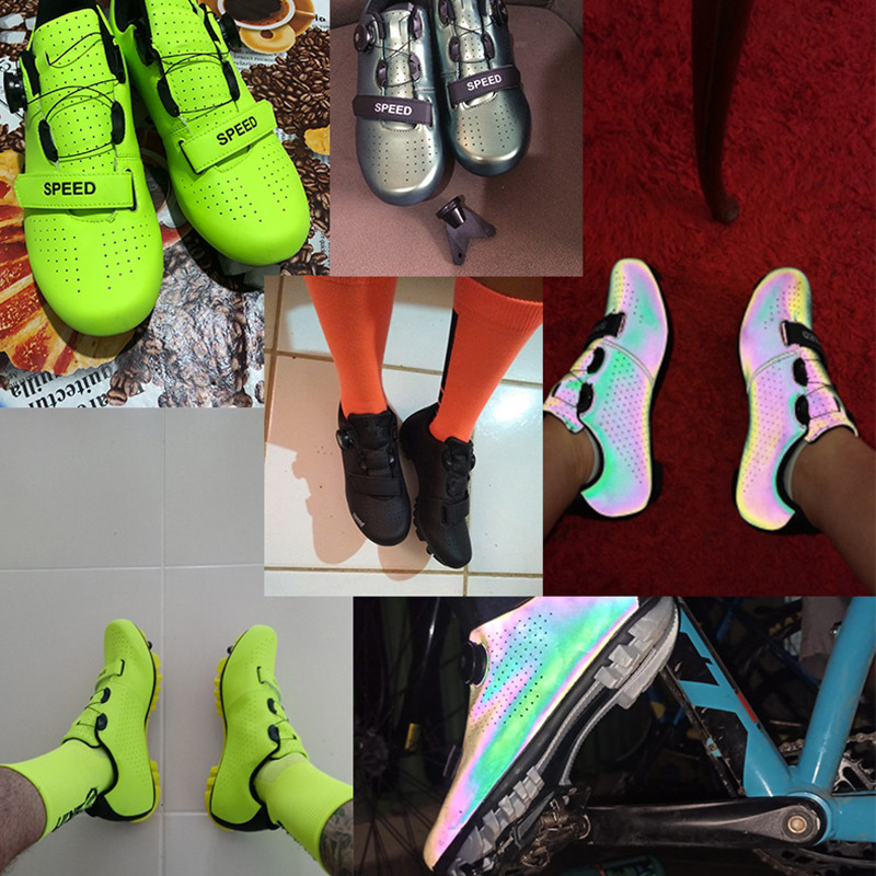 Vīriešu riteņbraukšanas kedas MTB apavi SPD skavas apavi kalnu sportam, zemes ceļu velosipēdistu apavi Ātruma sacīkšu kedas sievietēm velosipēdu apavi