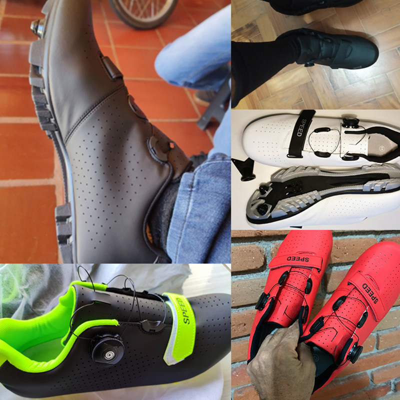 Vīriešu riteņbraukšanas kedas MTB apavi SPD skavas apavi kalnu sportam, zemes ceļu velosipēdistu apavi Ātruma sacīkšu kedas sievietēm velosipēdu apavi