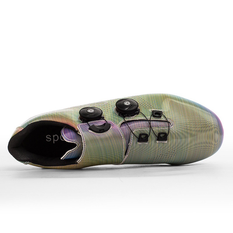 Jauni sacīkšu šosejas velosipēdistu apavi Velosipēdu apavi Nebloķējoši velosipēda apavi vīriešiem sievietēm Profesionāli brīvdabas sporta velosipēdistu apavi