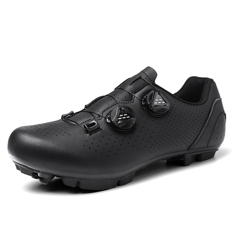 Fekete Kerékpáros Cipők MTB Cipők Férfi Női Terepkerékpár Cipők Speed Sneakers Versenycipők Mountain Road kerékpárcipők Nagy méretű