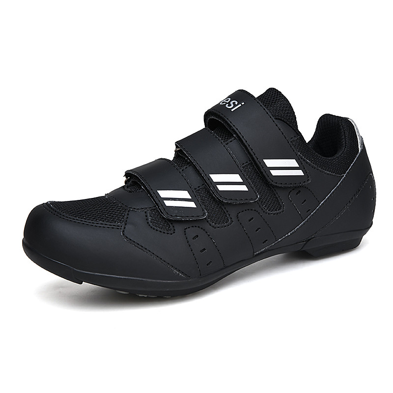 Speed unisex elpojošas sprādzes Gumijas zole, cieta riteņbraukšanas apavi šosejas riteņbraukšanas apavi Velosipēdu treniņu kedas 37-46