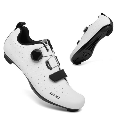 Profesionāli šosejas velosipēdistu apavi ar pašbloķēšanos vīriešiem sievietēm āra elpojoši velosipēdistu apavi Braukšanas sacīkšu treniņiem čības 37-47