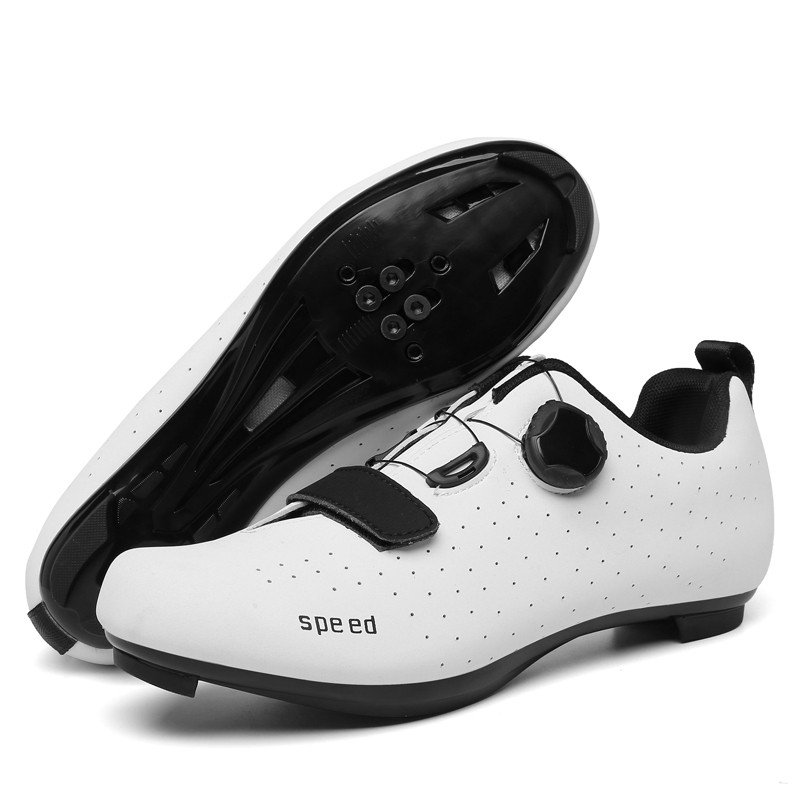 Profesionāli šosejas velosipēdistu apavi ar pašbloķēšanos vīriešiem sievietēm āra elpojoši velosipēdistu apavi Braukšanas sacīkšu treniņiem čības 37-47