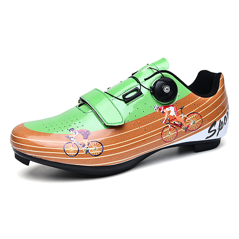 Kerékpáros cipők Self Lock országúti kerékpáros cipők légáteresztő triatlon kompatibilis pályacipők Boa könnyű kerékpáros edzőcipők