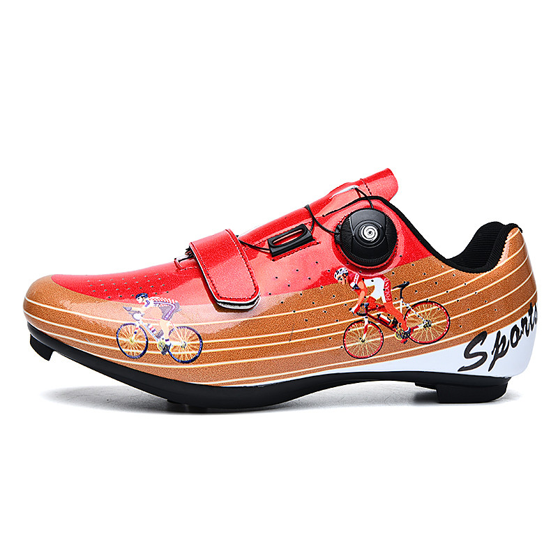 Kerékpáros cipők Self Lock országúti kerékpáros cipők légáteresztő triatlon kompatibilis pályacipők Boa könnyű kerékpáros edzőcipők