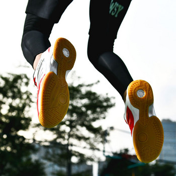 Synthese Mesh Meeste hingavad libisemisvastased lööki summutavad sulgpallispordijalatsid Professionaalsed võrkpalli tennise treeningtossud