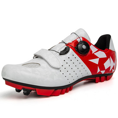 Vīriešu un šosejas riteņbraukšanas apavi Kalnu velosipēdistu treniņu apavi sievietēm SPD slēdzenes, ātri rotējošas, rotējošas sprādzes MTB velosipēda kedas