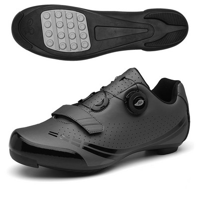 Ārā elpojoši īpaši vieglie vīriešu riteņbraukšanas apavi BOA ar sprādzi, šosejas velosipēda slēdzeni, kronšteinus, velosipēdu kedas unisex lielizmēra 36-47