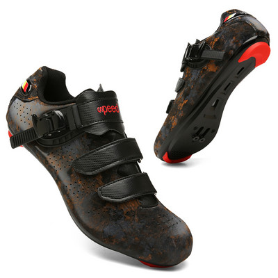 Speed Unisex SPD riteņbraukšanas apavi Self Lock šosejas riteņbraukšanas sporta apavi maskēšanās velosipēds triatlons treniņš vīriešu kedas
