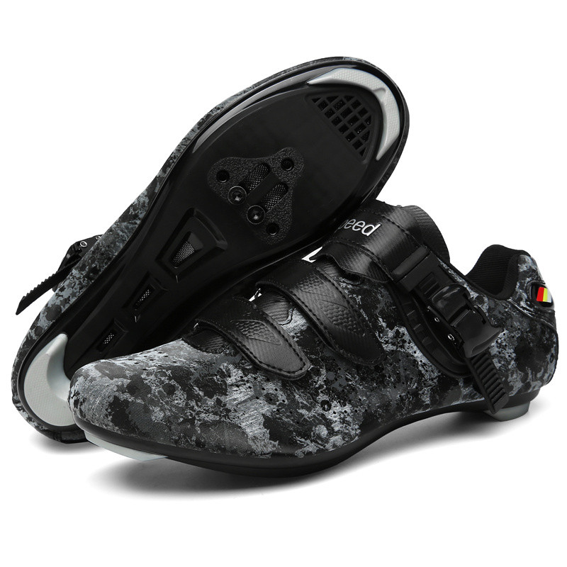 Speed Unisex SPD riteņbraukšanas apavi Self Lock šosejas riteņbraukšanas sporta apavi maskēšanās velosipēds triatlons treniņš vīriešu kedas