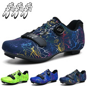 Thunder BOA Easy On and Off Vīrieši Sieviešu šosejas Riteņbraukšana Braukšanas Apavi Āra Triatlona Sacensībām Apavi Velosipēdu kedas