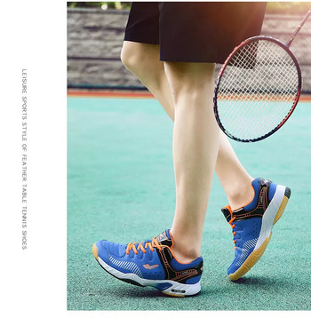 Profesionāli augstas kvalitātes badmintona apavi, triecienu amortizējoši un buksēšanas sporta apavi vīriešu un sieviešu visaptverošām sporta apaviem