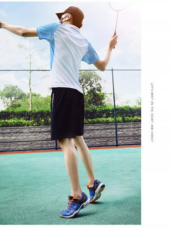 Profesionāli augstas kvalitātes badmintona apavi, triecienu amortizējoši un buksēšanas sporta apavi vīriešu un sieviešu visaptverošām sporta apaviem