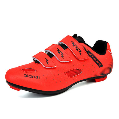 Unisex elpojošie kalnu velosipēdistu treniņu apavi Pašbloķējoši vīriešu profesionālās braukšanas sporta kurpes ar nagiem, lielie izmēri 37-46