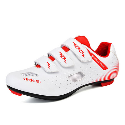 Unisex elpojošie kalnu velosipēdistu treniņu apavi Pašbloķējoši vīriešu profesionālās braukšanas sporta kurpes ar nagiem, lielie izmēri 37-46