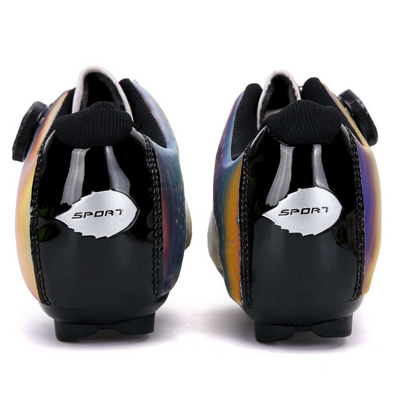 Unisex Colorful BOA αγκράφες SPD Sole Cycling Παπούτσια Self Lock Road Bike Riding Παπούτσια Αθλητικά Ποδήλατα προπόνησης 37-47