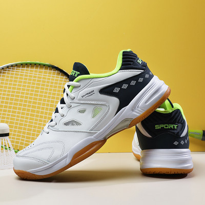 Profesionalūs kvėpuojantys vyriški badmintono batai Neslystantys vyriški teniso sportiniai bateliai kvėpuojantys vyriški treniruočių sportbačiai dideli 38-48 dydžiai