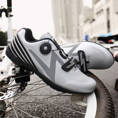 Vīriešu augšstāva šosejas riteņbraukšanas apavi sieviešu šosejas riteņbraukšanas apavi īpaši vieglas velosipēdu kedas pašbloķējošas, profesionālas elpojošas 36-46