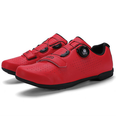 Vyriški kvėpuojantys dviratininkų batai lauko profesionalūs treniruokliai lenktynėms dviračių batai guminiai padai dviračių treniruočių sportbačiai