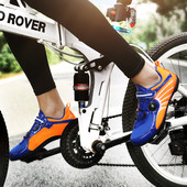 Vyriški, moteriški dviratininkų plento dviračių batai, kvėpuojantys, atitinkantys sportbačiai, neslystantys guminiai padai, dviračių sportiniai batai