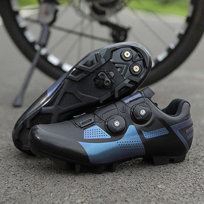 Férfi Női Önzáró lemezes Road Exploring Kerékpáros Cipők Lélegző Kerékpáros Cipők Professzionális MTB SPD Kerékpáros Cipők