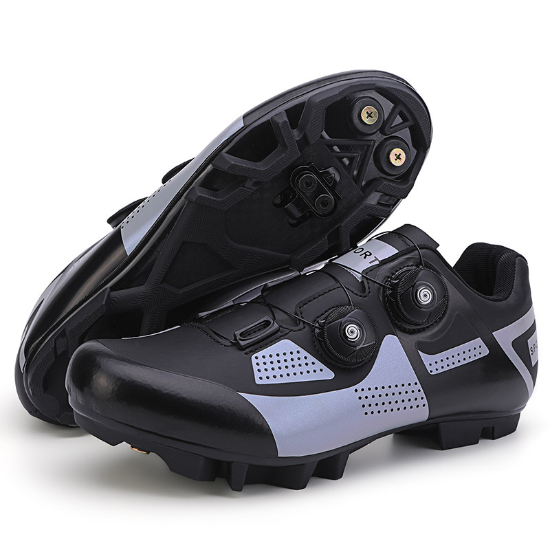 Férfi Női Önzáró lemezes Road Exploring Kerékpáros Cipők Lélegző Kerékpáros Cipők Professzionális MTB SPD Kerékpáros Cipők