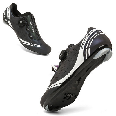 SALŪDAS MTB riteņbraukšanas apavi Vīriešu šosejas riteņbraukšanas kedas ar skavām Speed Flat Sieviešu sacīkšu velosipēdu apavi Kalnu SPD riteņbraukšanas apavi