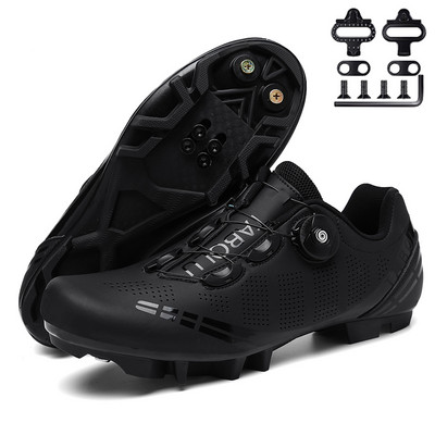 SALŪDAS MTB riteņbraukšanas apavi Vīriešu šosejas riteņbraukšanas kedas ar skavām Speed Flat Sieviešu sacīkšu velosipēdu apavi Kalnu SPD riteņbraukšanas apavi