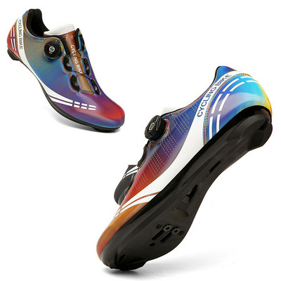 SALŪDAS MTB riteņbraukšanas apavi Vīriešu šosejas riteņbraukšanas kedas ar skavām Speed Flat Sieviešu sacīkšu velosipēdu apavi Kalnu SPD riteņbraukšanas apavi