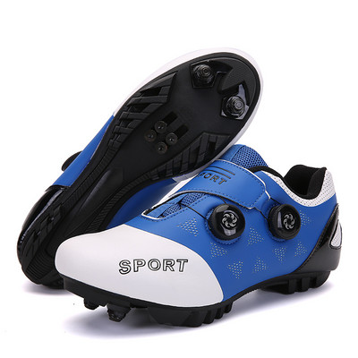 Vīriešu elpojošie velosipēdistu apavi āra šosejas velosipēdistu triatlona apavi SPD-SL automātiskās bloķēšanas velosipēda kurpes sievietēm