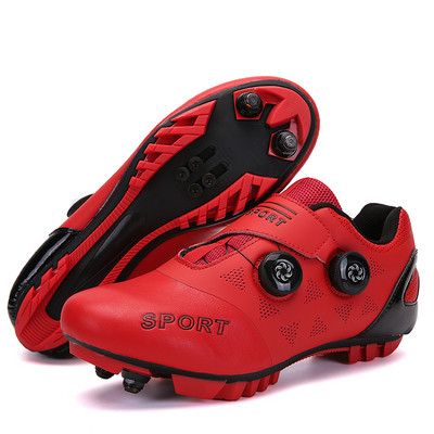 Vīriešu elpojošie velosipēdistu apavi āra šosejas velosipēdistu triatlona apavi SPD-SL automātiskās bloķēšanas velosipēda kurpes sievietēm