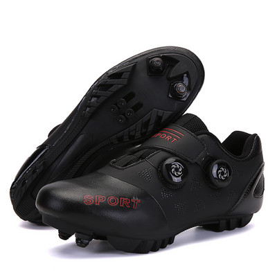 Vīriešu elpojošie velosipēdistu apavi āra šosejas velosipēdistu triatlona apavi SPD-SL automātiskās bloķēšanas velosipēda kurpes sievietēm