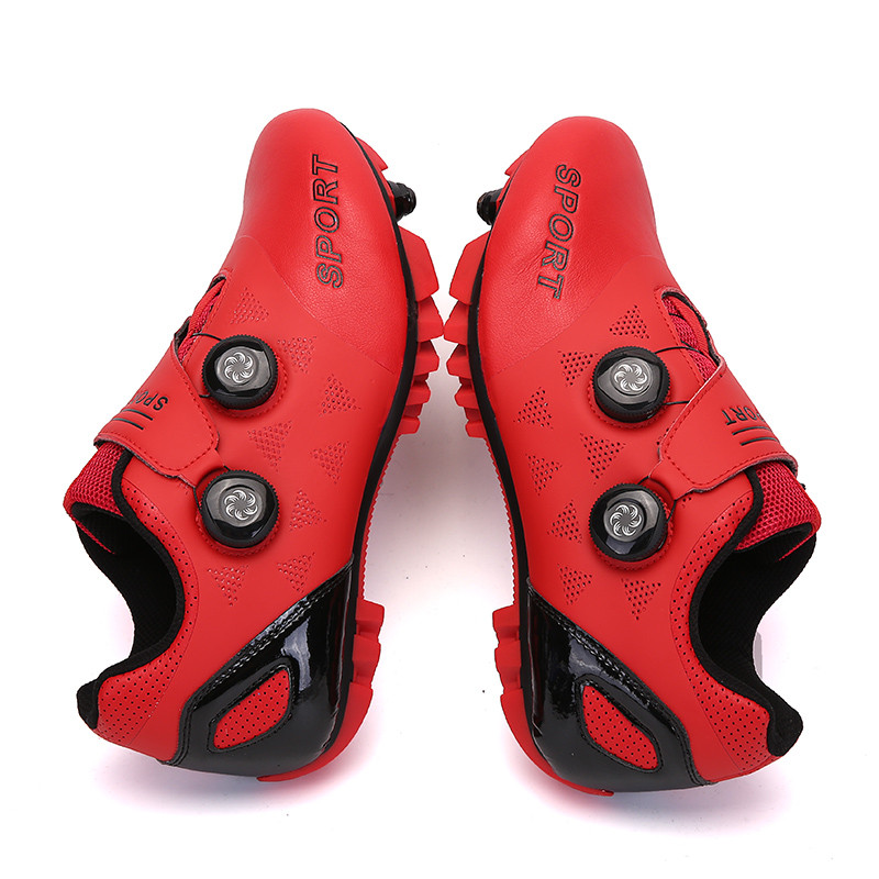 Vīriešu elpojošie velosipēdistu apavi āra šosejas velosipēdistu triatlona apavi SPD-SL automātiskās bloķēšanas velosipēda kurpes sievietēm