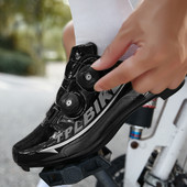 Vīriešu kalnu velosipēdu slēdzenes apavi elpojoši profesionāli velosipēdistu kedas triatlona sacīkšu apaviLielā izmēra 36-47