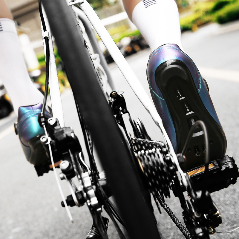 36-47 Jauni riteņbraukšanas apavi Vīriešu MTB Pašbloķējošie āra šosejas velosipēdu apavi SPD kalnu velosipēdistu apavi Velosipēdu kedas Liela izmēra