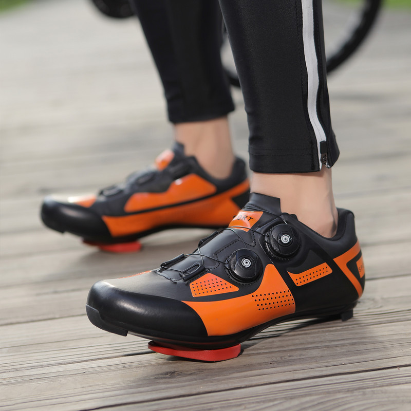 MTB dviračių avalynė, vyrų maršrutas „Cleat“ plento dviračių batai „Speed Flat Sneaker Racing“ Moteriški dviračiai kalnų spd savaime užsifiksuojanti avalynė