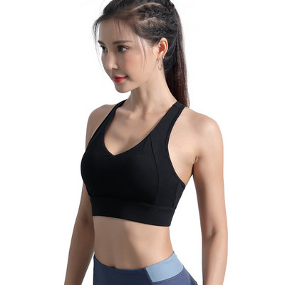 sport melltartó crop top fitness női sportruházat nőies sport felső melltartó fitneszteremhez női fehérnemű futó push up melltartó