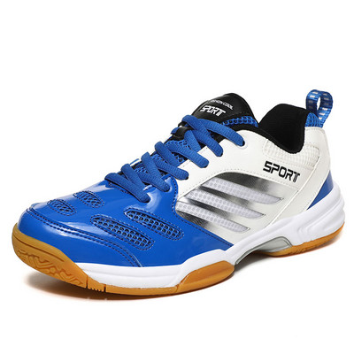 2023 Нови мъжки дамски обувки за тенис на маса Черно синьо Мъжки маратонки за спортна тренировка На открито Дамски обувки за бадминтон Плюс размер 47 48