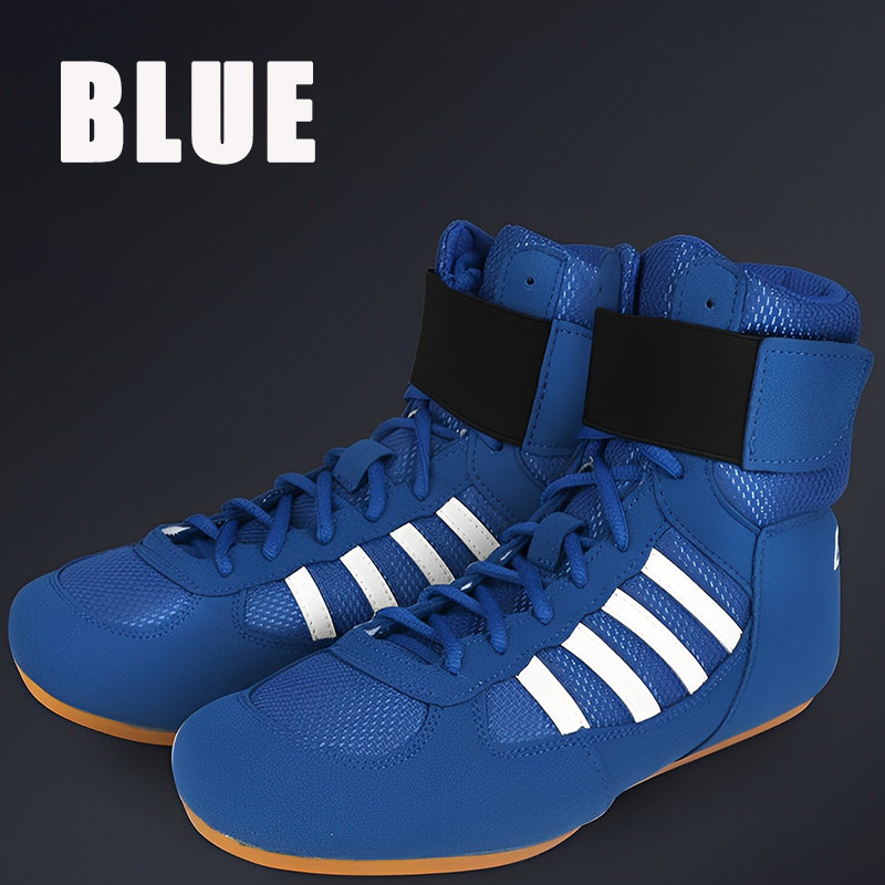 Férfi Női Bokszcipők Magas felső Harcedzés Birkózó Csizmák Fűzős Lélegző Női