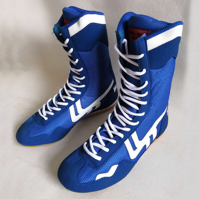 παπούτσια πάλης Παπούτσια πυγμαχίας Πολεμικές τέχνες Taekwondo Sanda ειδική προπόνηση υψηλής βοήθειας παπούτσια πυγμαχίας