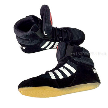 Αυθεντικά παπούτσια πάλης Παπούτσια πυγμαχίας Αγελάδα με μυϊκή εξωτερική σόλα Αναπνεύσιμα αθλητικά παπούτσια πάλης για άνδρες και γυναίκες 35-46