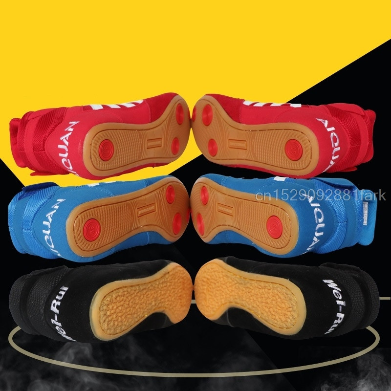 Eredeti birkózócipő magas bokszcipő tehénizom külső talp, légáteresztő birkózócipő férfiaknak és nőknek 35-46